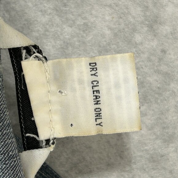 CAbi Denim Cowgirl Jacket Sz M Y2K Rivet Back Snap Front Decorative Buttons - Picture 9 of 9